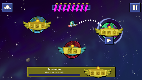 Garfield's Count Me In, game example